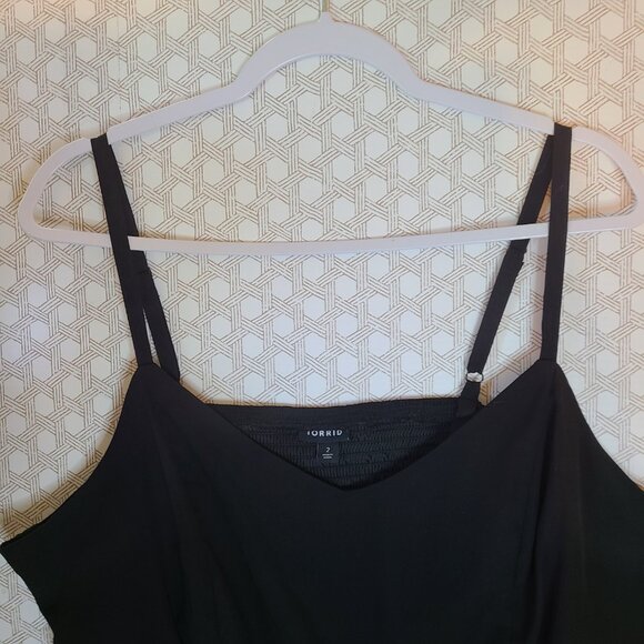 Torrid Peplum Chiffon Midi Cami Plus Size 2 - Picture 3 of 9